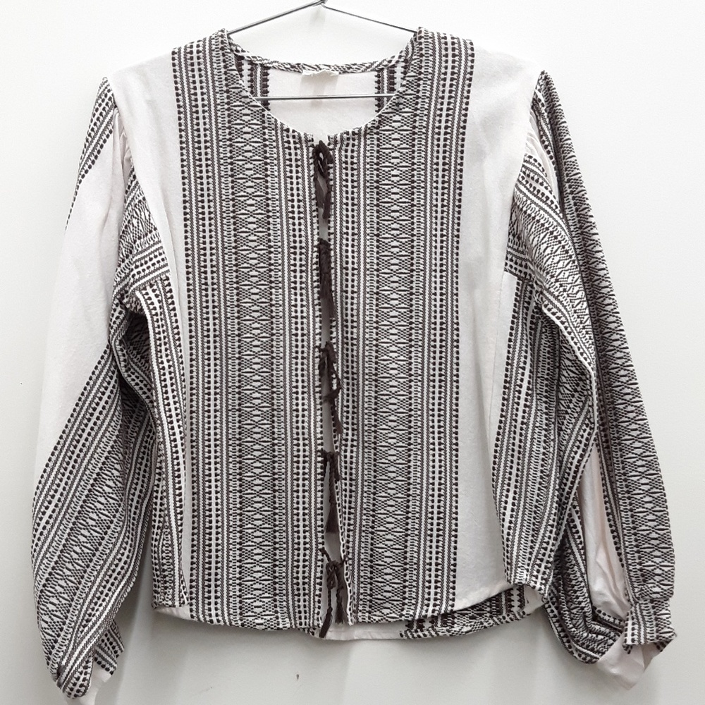 Tribal embroidery top